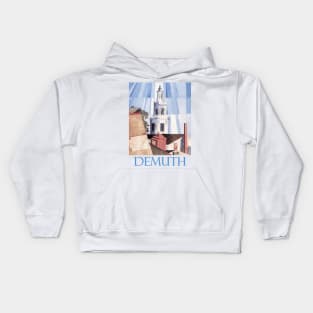 The Tower by Charles Demuth Kids Hoodie